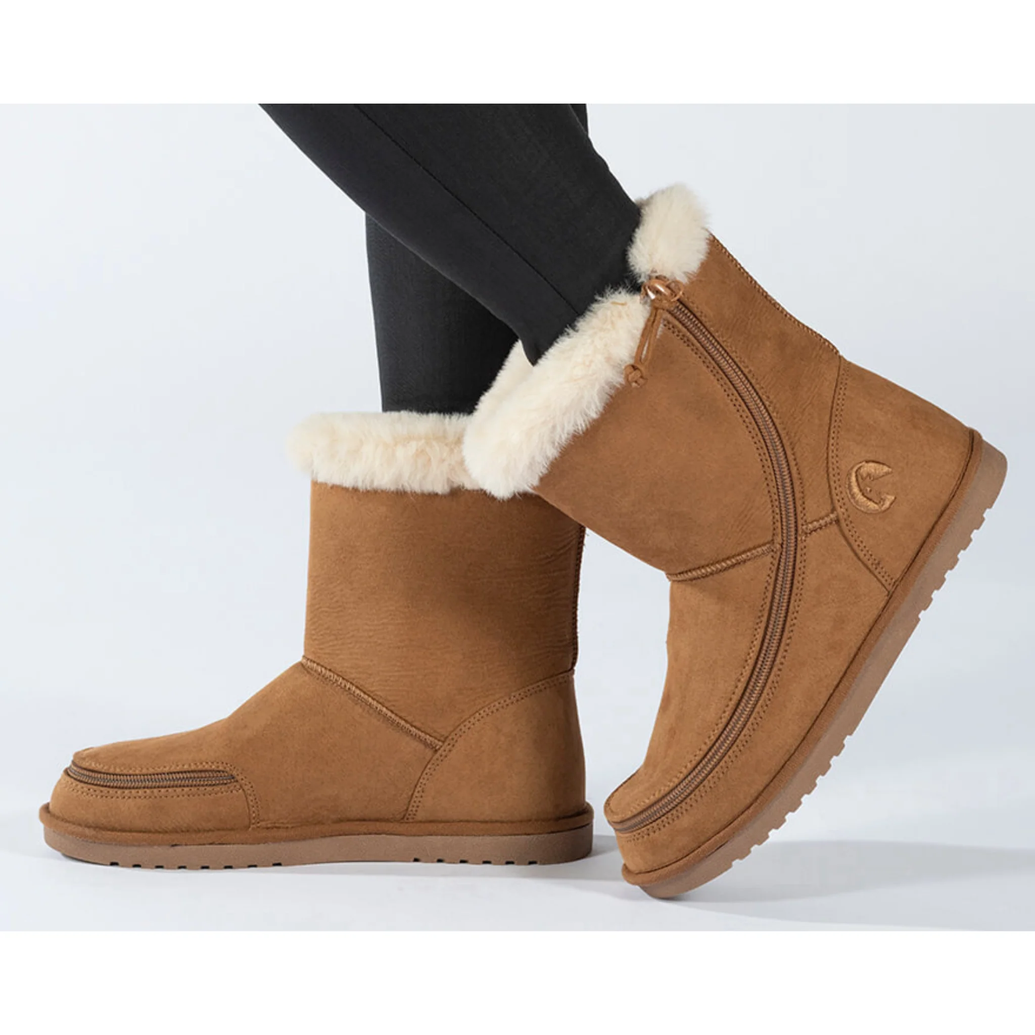 Billy Footwear (Kids) - Faux Suede Cosy Boots 2 - Image 4