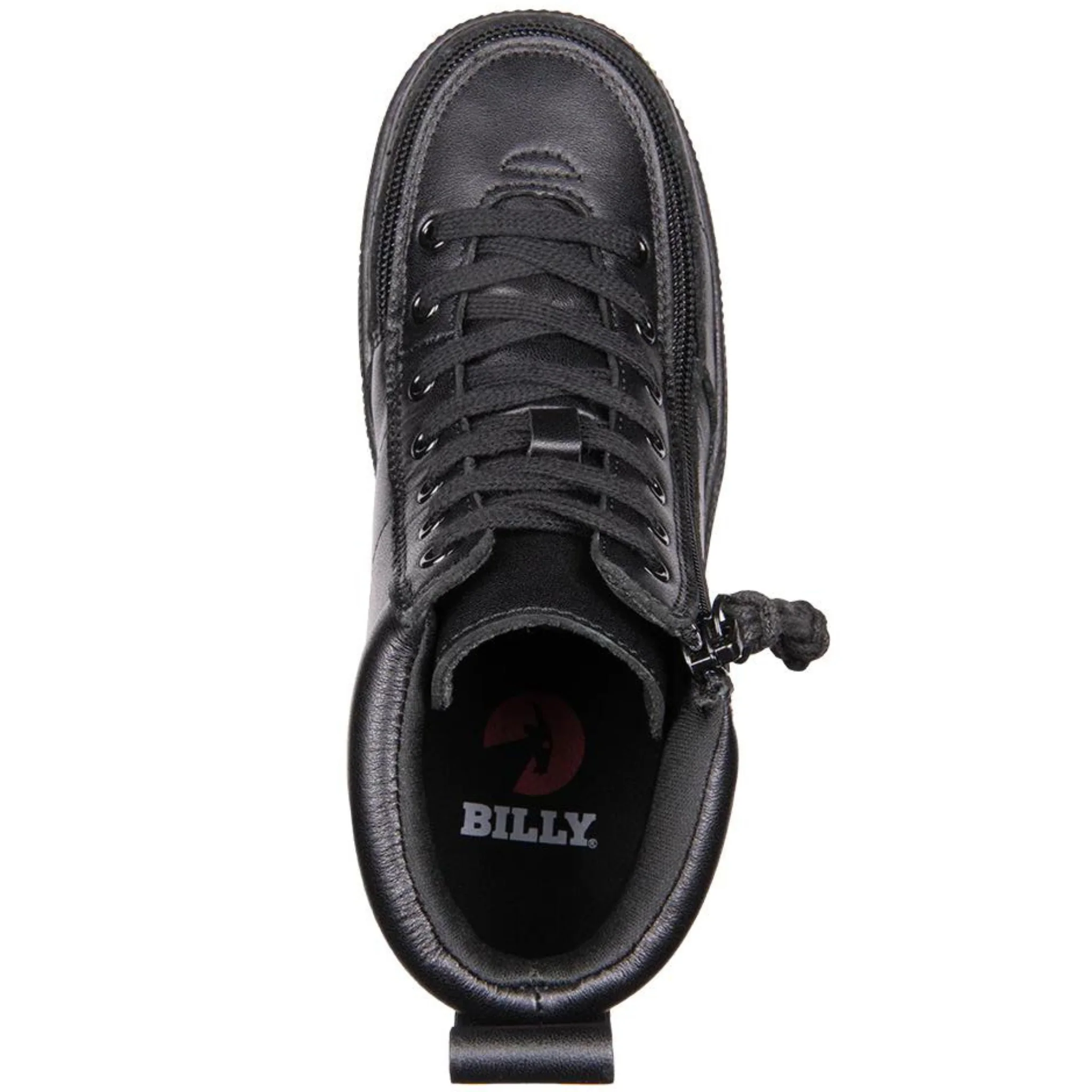 Billy Footwear (Kids) DR II Fit - High Top Black to Floor Leather Shoes - Image 3
