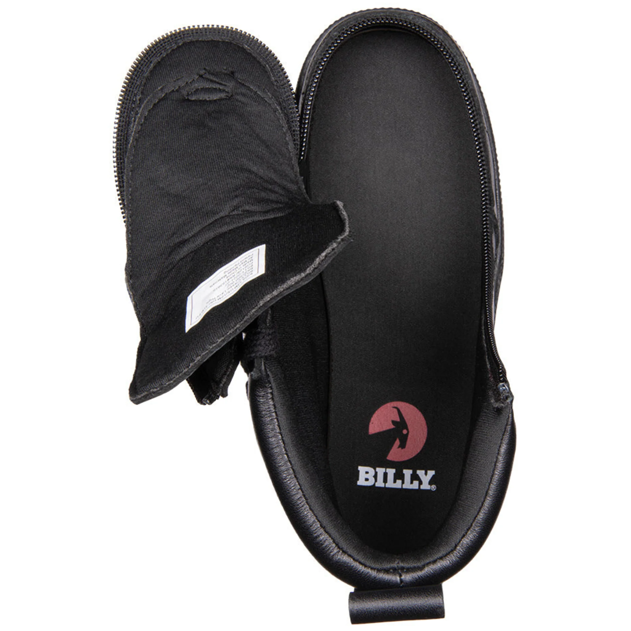 Billy Footwear (Kids) DR II Fit - High Top Black to Floor Leather Shoes - Image 4