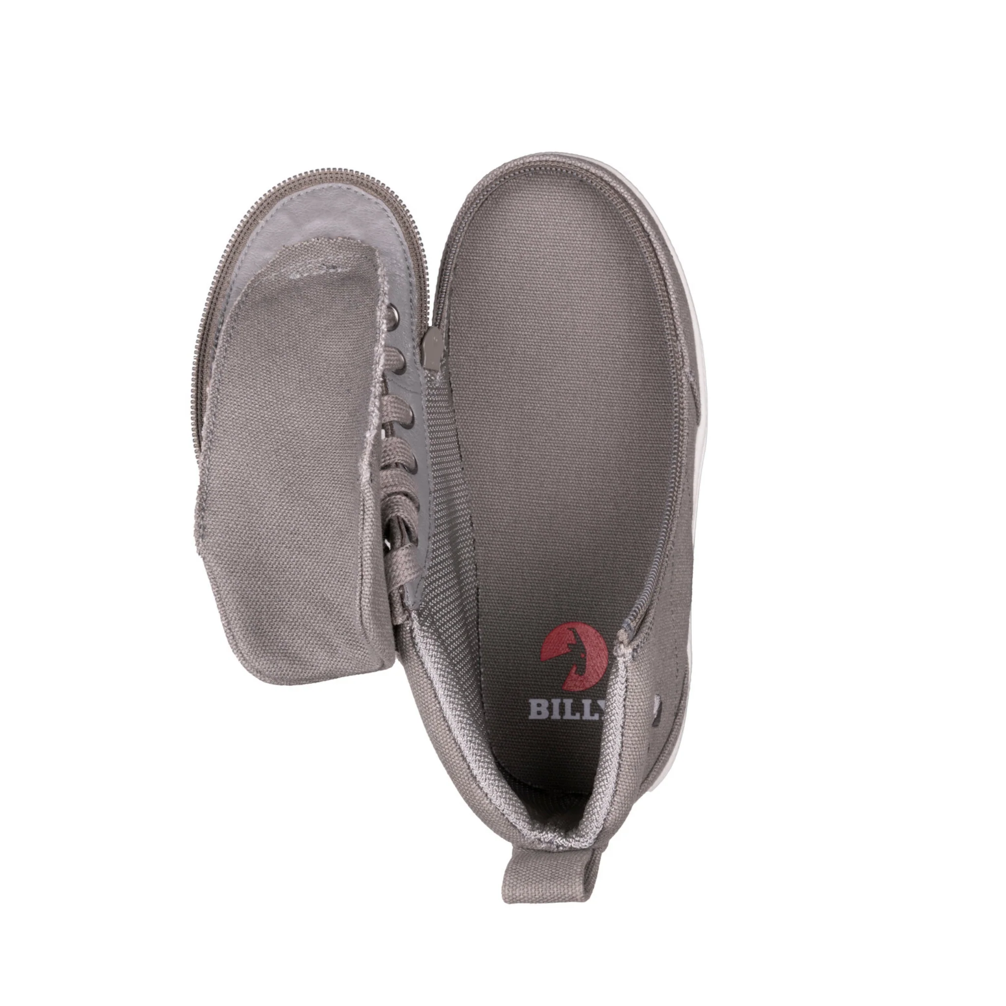 Billy Footwear (Kids) DR II Fit - High Top Dark Grey Canvas Shoes - Image 3