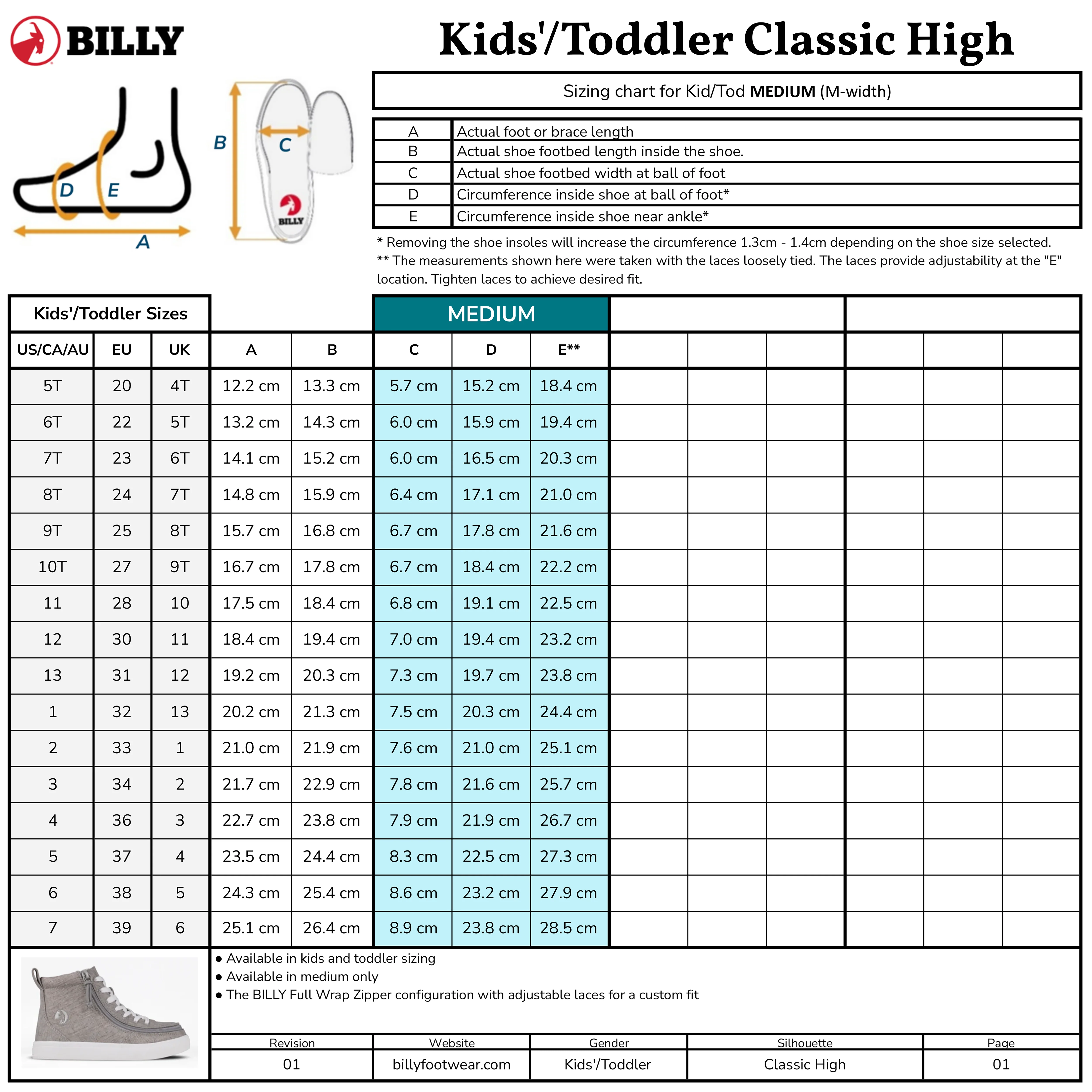 Billy Footwear (Kids) - High Top Silver Butterfly Shoes - Image 7