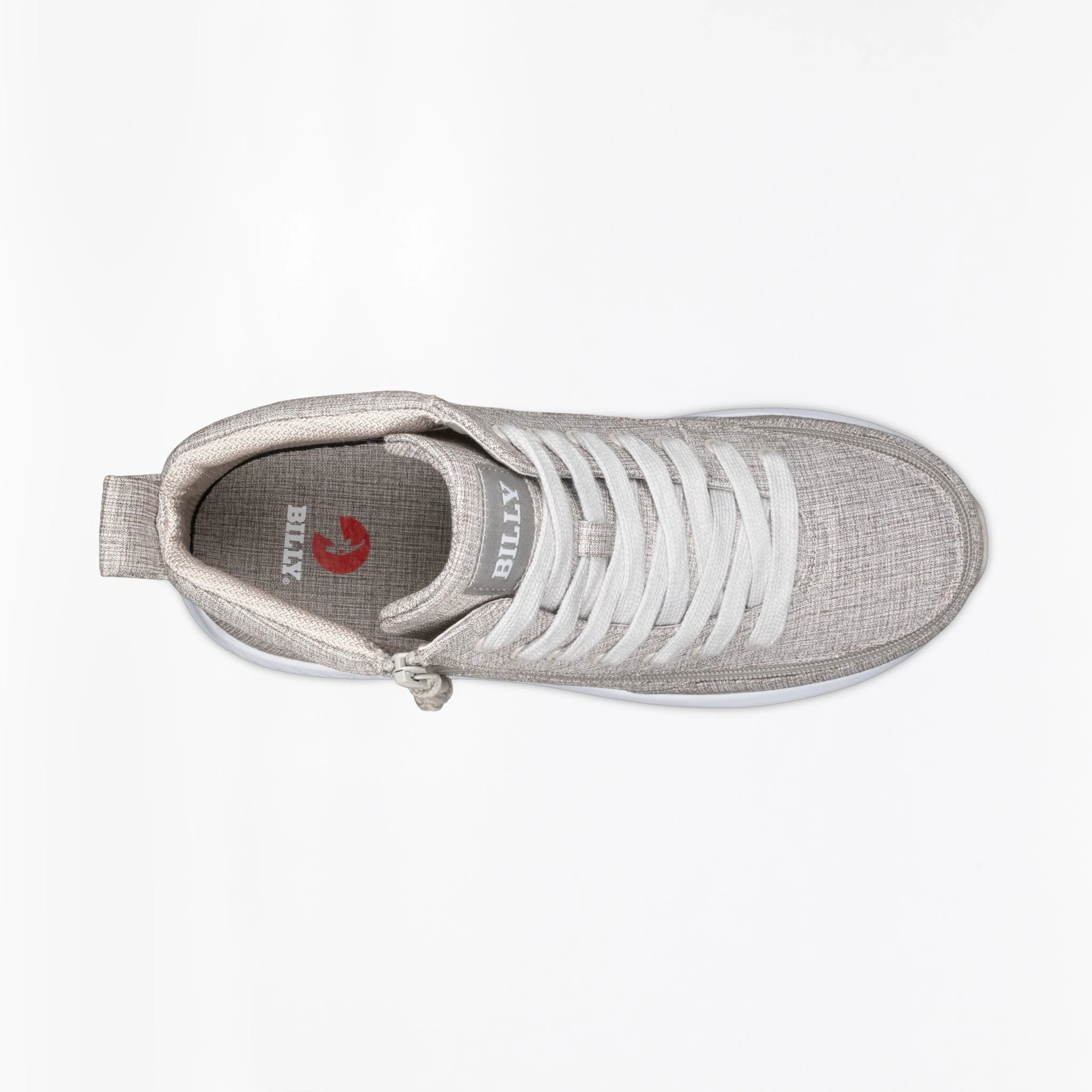 Billy Footwear (Mens) - High Top Grey Jersey Billy Goat Classic Canvas Shoes - Image 4
