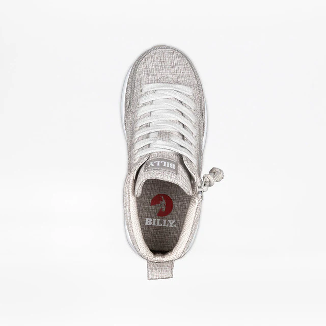 Billy Footwear (Toddlers) - High Top Goat Grey Jersey Shoes - Image 2