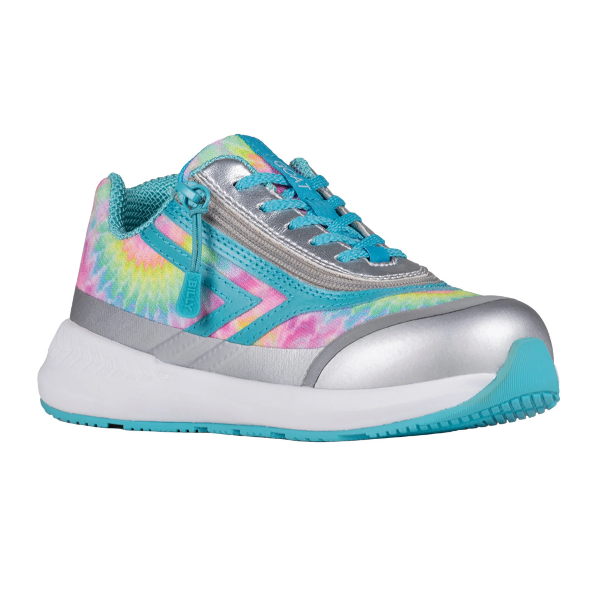 Billy Footwear (Toddlers) - Low Top Goat Sport Rainbow Tie Dye Trainers - Image 2