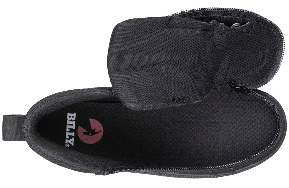 Billy Footwear (Toddlers)  - High Top Black to the Floor CS Canvas Shoes - Image 3