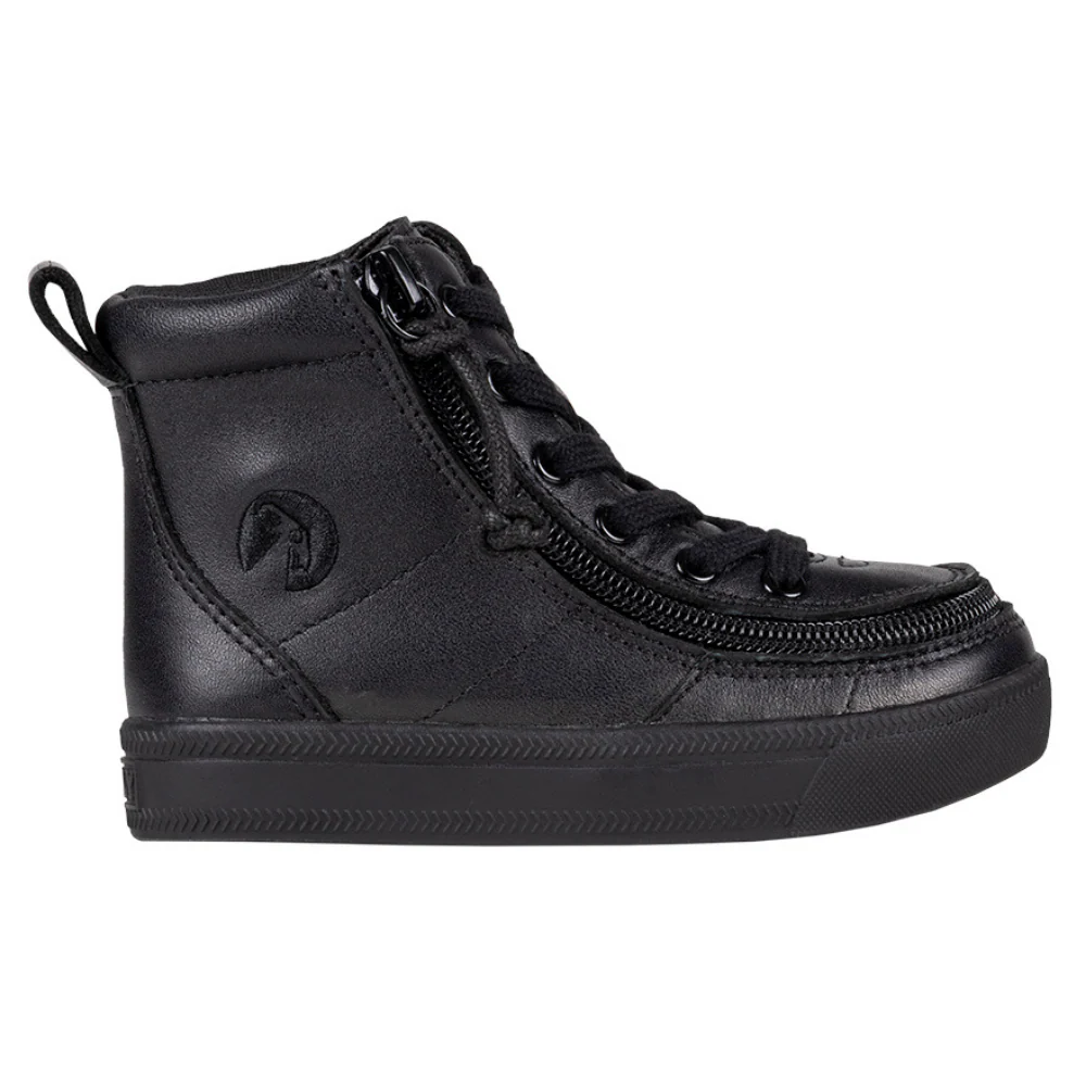 Billy Footwear (Toddlers) - High Top Leather Black to Floor - CLEARANCE - Image 2