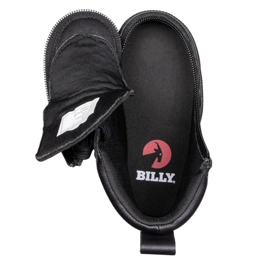 Billy Footwear (Toddlers) - High Top Leather Black to Floor - CLEARANCE - Image 4