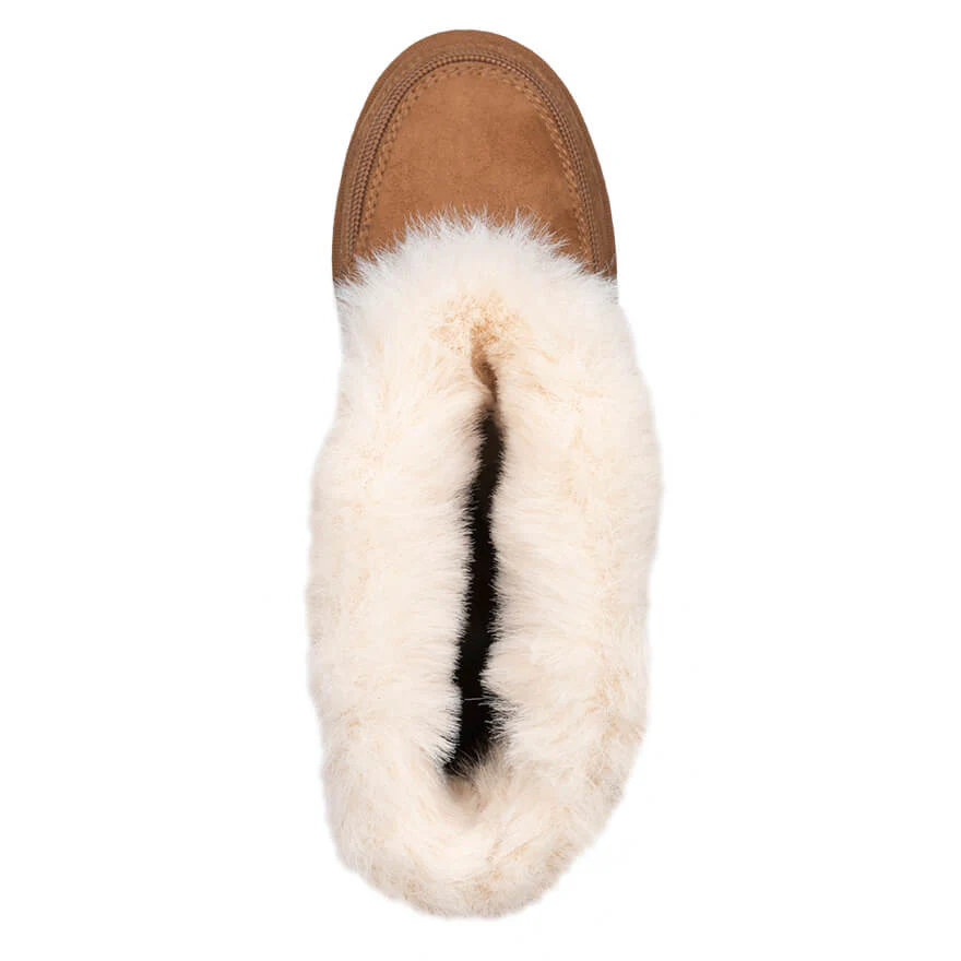 Billy Footwear (Womens) - Faux Suede Cosy Boots 2 - Image 3