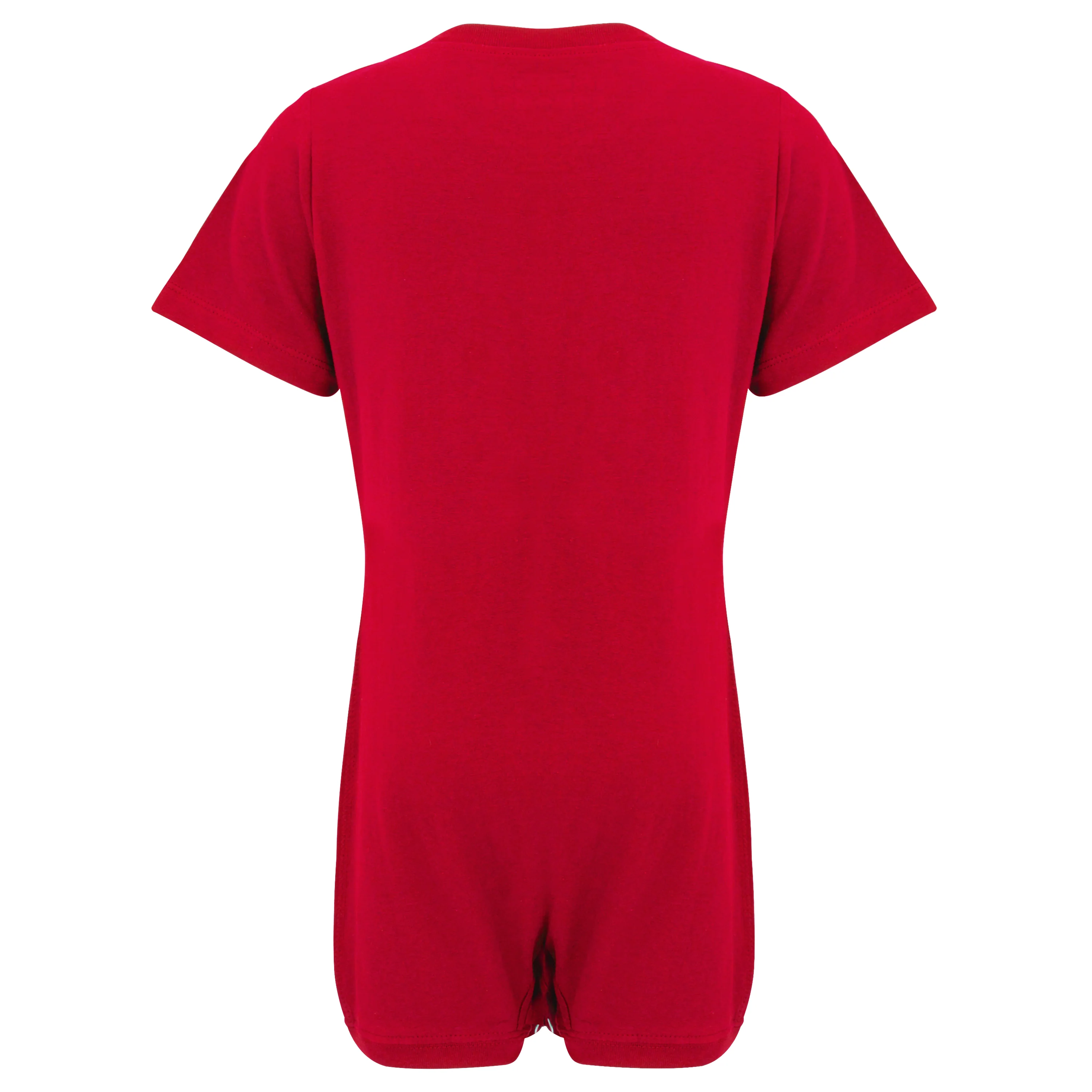 KayCey®P Popper Vest (Adults) - Short Sleeve Red - CLEARANCE - Image 2