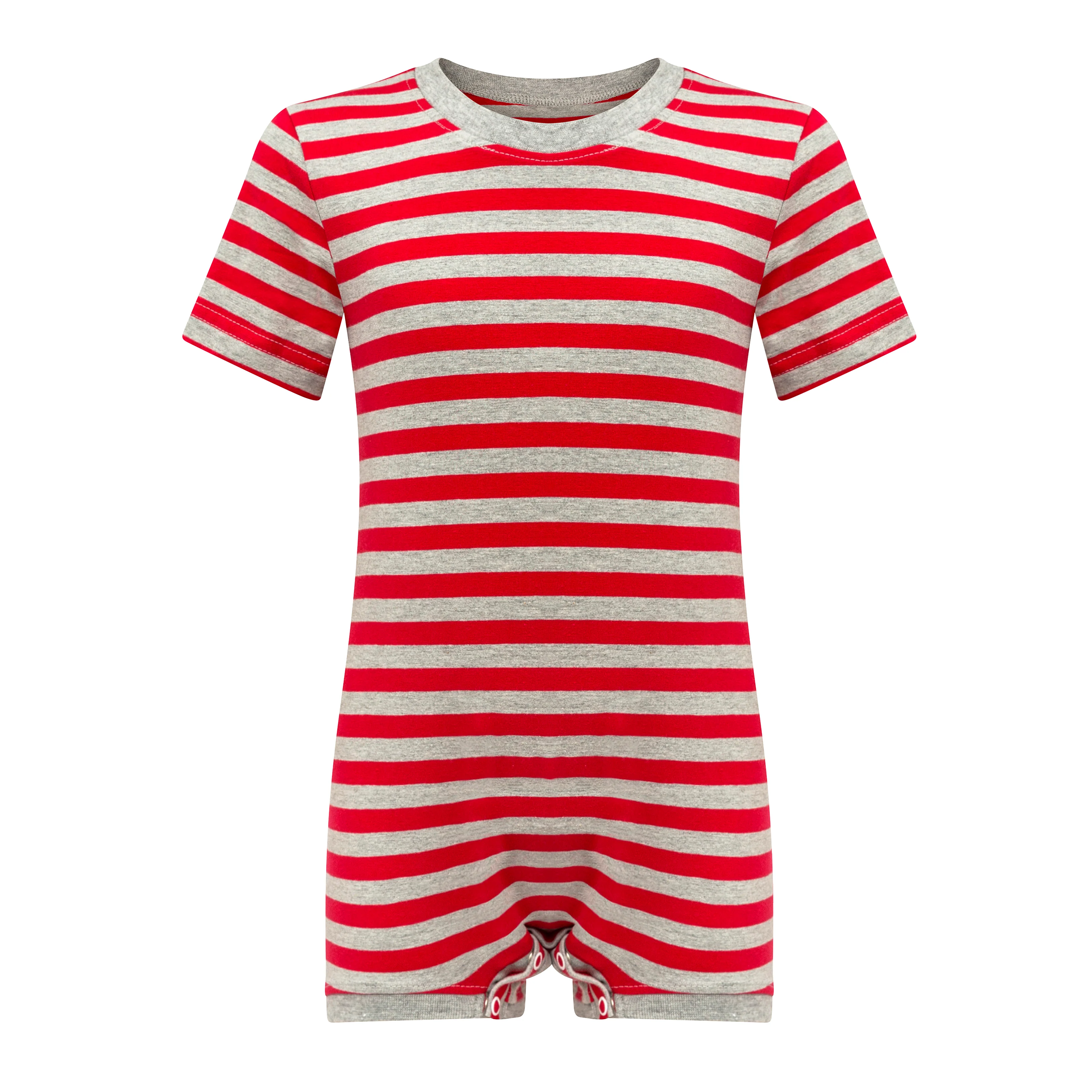 KayCey®P Popper Vest (Adults) - Short Sleeve Stripes - CLEARANCE - Image 5