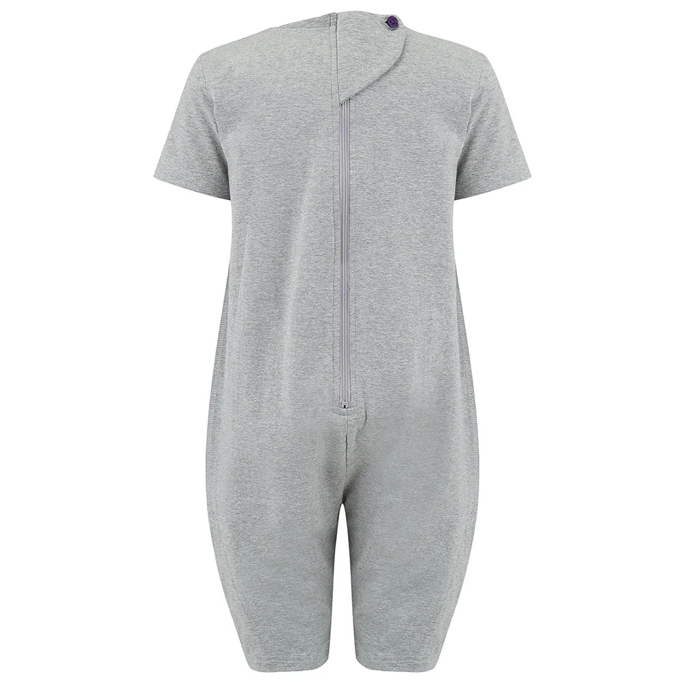 KayCey®Z Secret Zip Back Jumpsuits (Adults) - Short Sleeve / Knee Length - Image 6