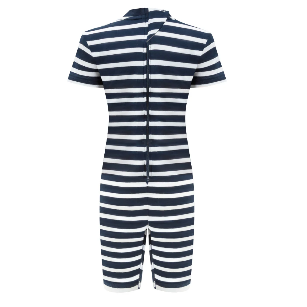 KayCey®Z Secret Zip Back Jumpsuits (Adults)- Short Sleeve / Knee Length - CLEARANCE - Image 6