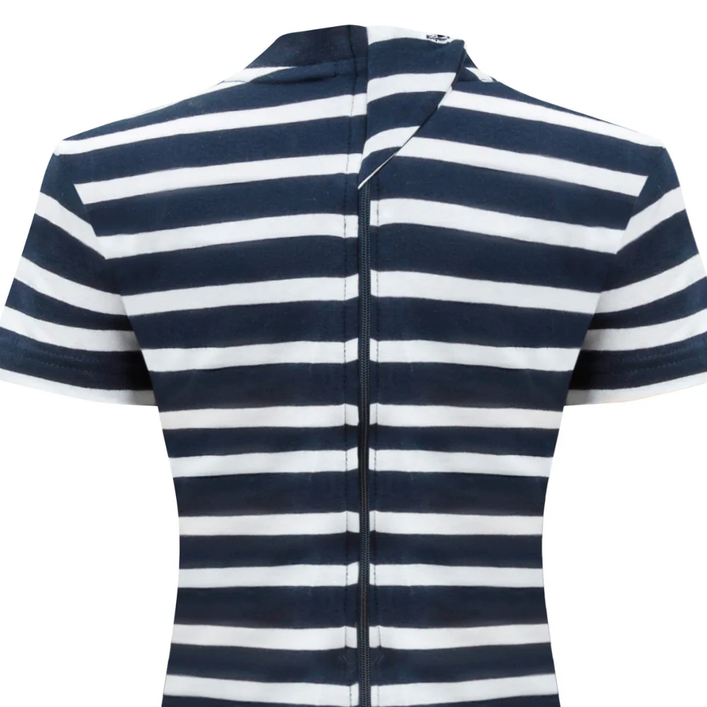 KayCey®Z Secret Zip Back Jumpsuits (Adults)- Short Sleeve / Knee Length - CLEARANCE - Image 7