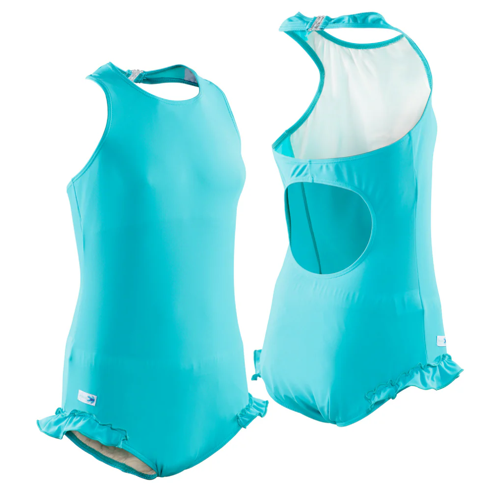 Kes-Vir - Girls Halterneck Swimsuit - CLEARANCE - Image 3
